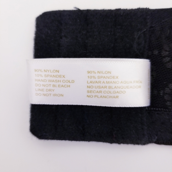 ADRIENNE VITTADINI STUDIO BLACK LACE BRA - Picture 16 of 16